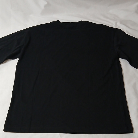 Balenciaga Black Tee with Blue and Yellow Graphic - Picture 4 of 4